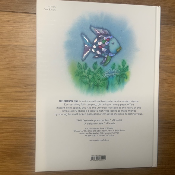 “The Rainbow Fish” by Marcus Pfister Hardcover Book - Picture 3 of 5